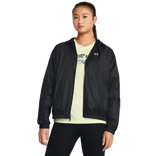 Under Armour Chaqueta Windbreaker Mujer Negro LG 1382698-001