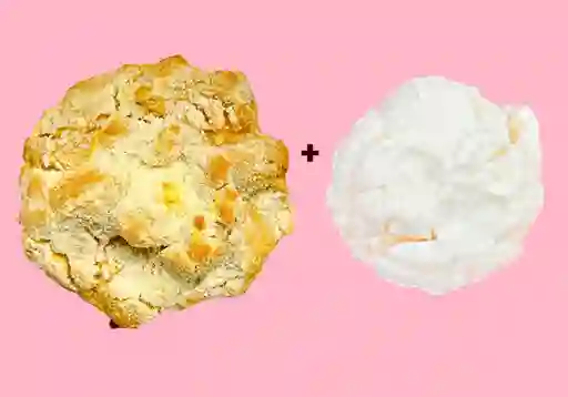 Galleta de leche klim + helado