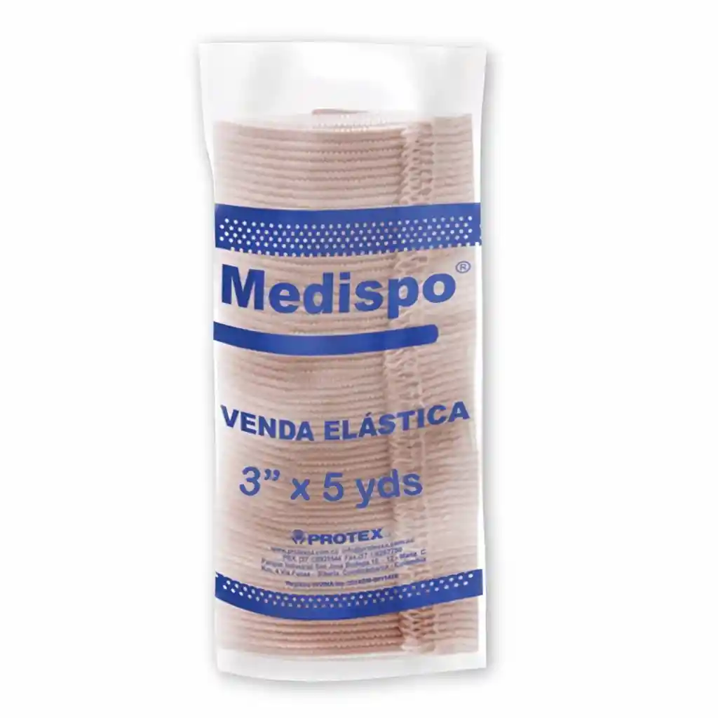 Medispo Venda Elastica Estirada 3Pulgadas 5 Yardas