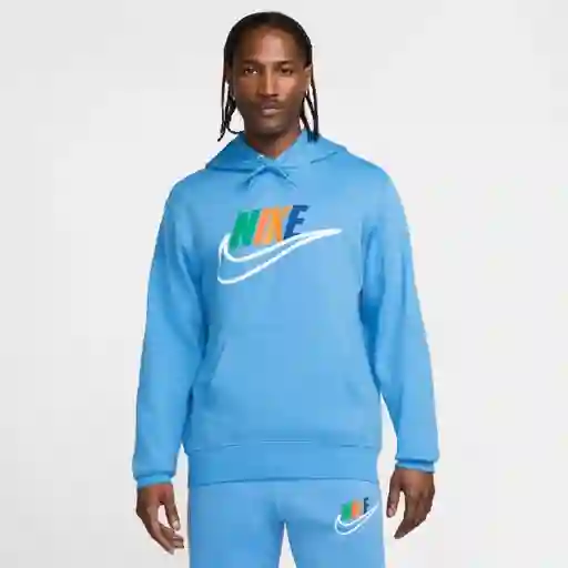 Nike Buzo Hoodie Club Bb Hdy Futura Block Azul XL FZ0772-412