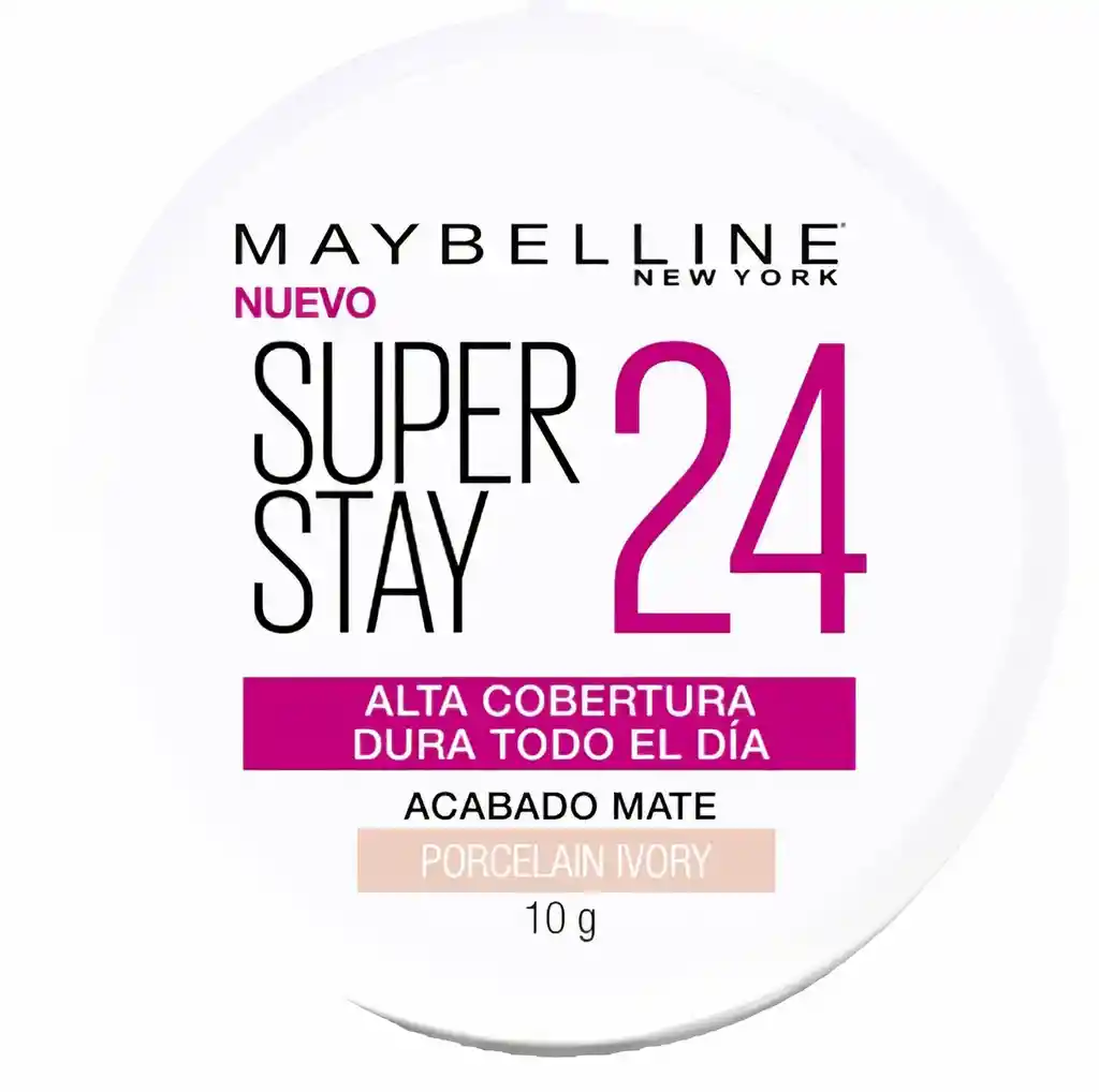 Maybelline Polvo Compacto SuperStay Tono Porcelain Ivory