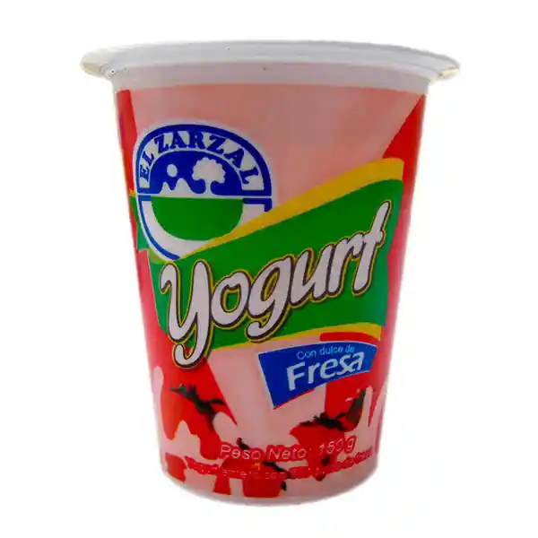 Yogurt El Zarzal Fresa Vaso