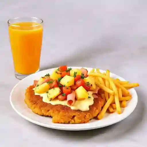 Milanesa Hawaiana
