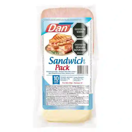 Sandwich Pack (jamonqueso) Dan