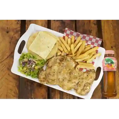 Combo Pechuga de Pollo + Fuze Té Durazno 400ML