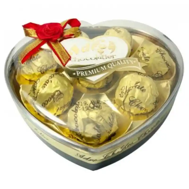 Adro Chocolates Estuche de Corazón 