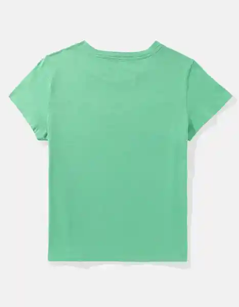 Camiseta Mujer Verde Talla Small American Eagle 03009462