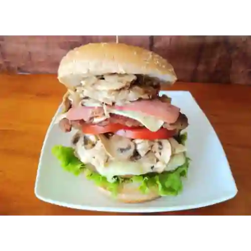 Hamburguesa Doble Carne Especial con Pap