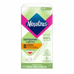 Nosotras Tampones con Aplicador Super Orgánico 