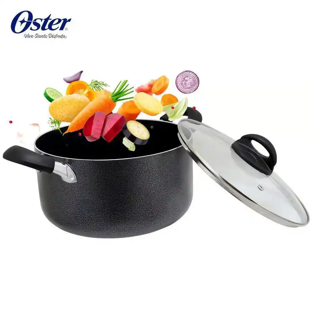 Olla Holandesa Clairborne T/v 6qt Oster Aluminio Olla Holandesa Clairborne T/v 6qt 2 Negro