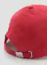 Gorra Minili Rojo Talla 99 Mujer Mango