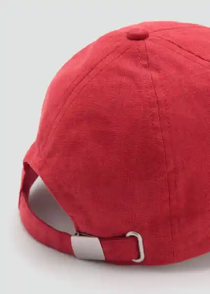 Gorra Minili Rojo Talla 99 Mujer Mango