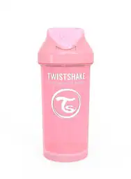 Vaso Pitillo 360 mL de 6 m+ Pastel Rosa