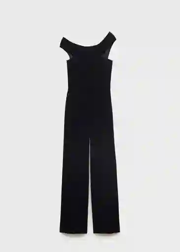 Enterizo Mono Yep Negro Talla S Mujer Mango