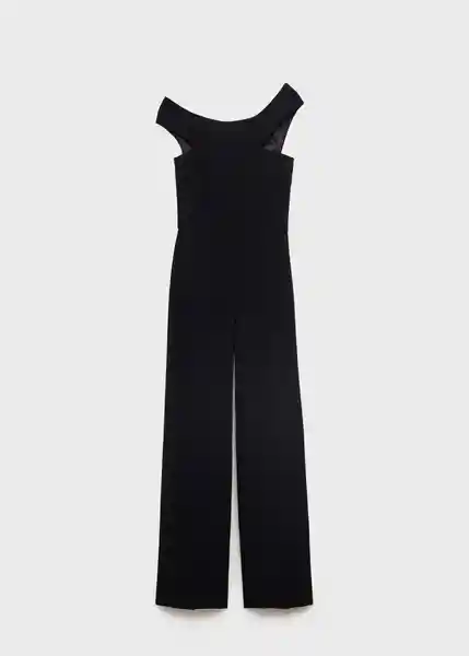 Enterizo Mono Yep Negro Talla S Mujer Mango