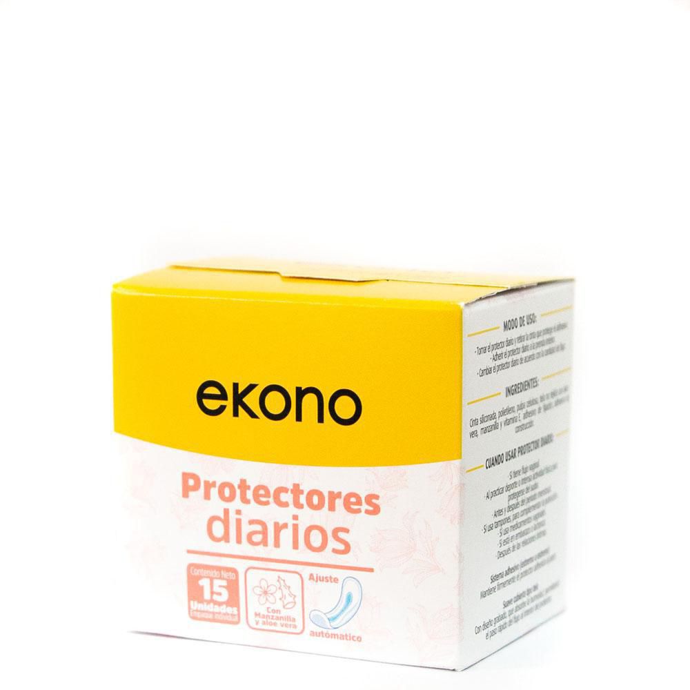 Ekono Protectores Diarios Anatómicos 15 und