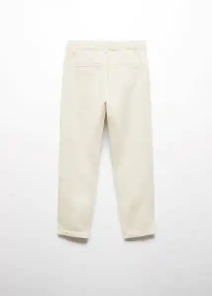 Pantalón Nico Beige Talla 09 Niños Mango