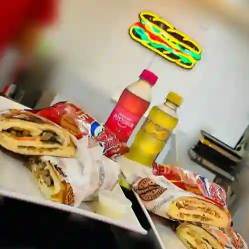 Sandiwch Bbq en Combo