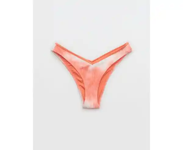 Panti Traje de Baño Aerie Naranja Talla MEDIUM American Eagle