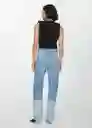 Top Popli Negro Talla Xs Mujer Mango