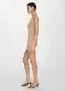 Vestido True Nude Talla S Mujer Mango