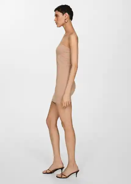 Vestido True Nude Talla S Mujer Mango