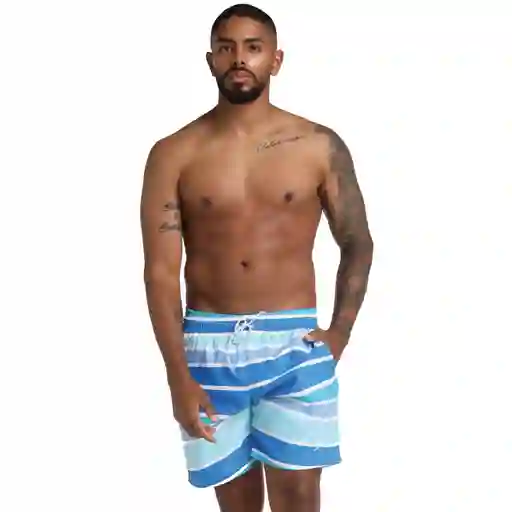 Pantaloneta Artistic Seafarer 18 Pulgadas Hombre Azul Claro-s