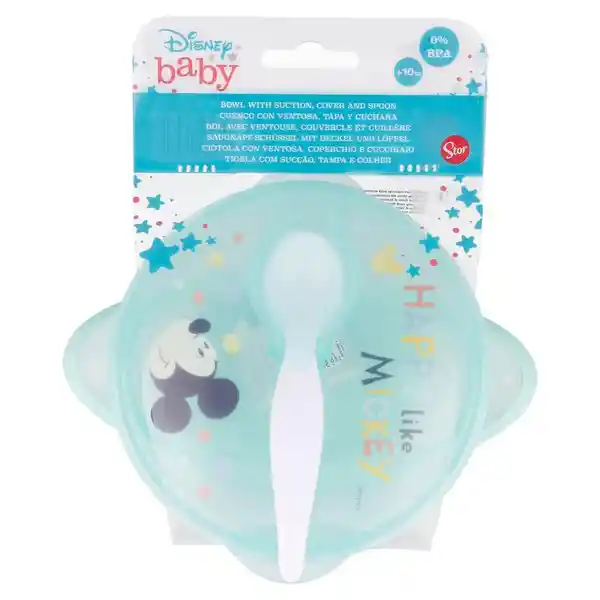 Minnie Set Bowl Tapa y Cuchara 13131