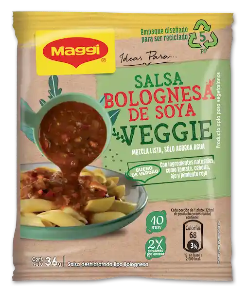 MAGGI® Veggie Salsa Bolognesa de Soya x 36g