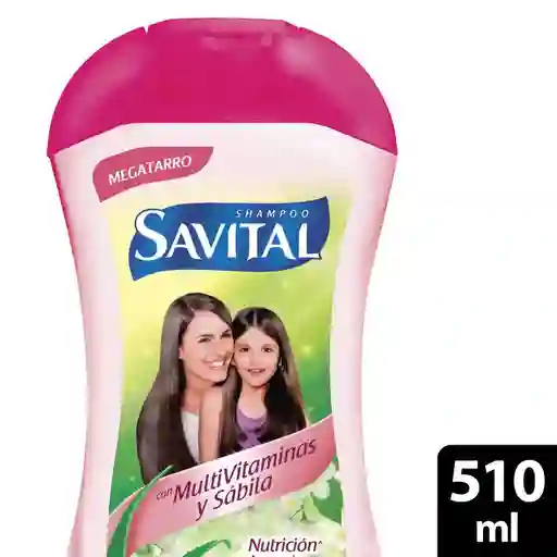 Savital Shampoo Multivitaminas y Sábila 