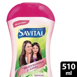 Savital Shampoo Multivitaminas y Sábila 