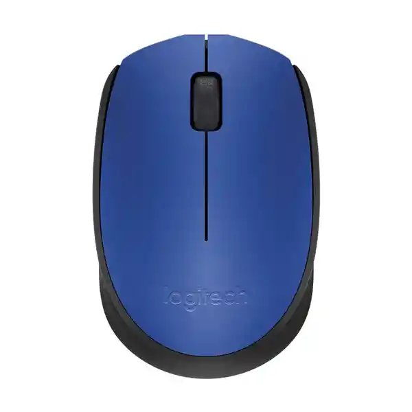 Logitech Mouse Inalámbrico Azul M170