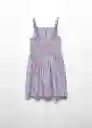 Vestido Emily Azul Talla 11 Niñas Mango