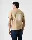 Camiseta Hombre Beige Talla L 842G004_BEI131106 Americanino