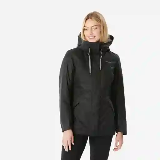 Chaqueta Invierno Impermeable De Mujer Talla Xs -10 °c Negro