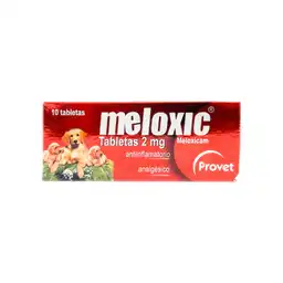 Meloxic Antiinflamatorio y Analgésico para Perros (2 mg)