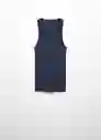 Top Riri Navy Talla XS Mujer Mango