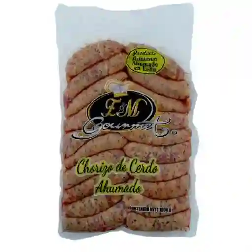 E & M Gourmet Chorizo de Cerdo Ahumado Fresco Empacado al Vacío