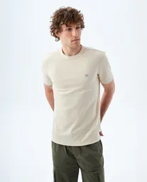 Camiseta Hombre Beige Talla M 849f060 Americanino