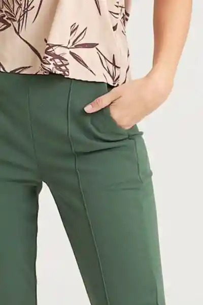 Pantalón Ibiza Vena Color Verde Militar Talla 10 Ragged