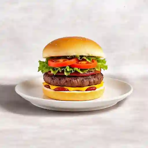 Hamburguesa Con Chorizo