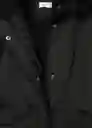 Abrigo Anorak Rita Negro Talla 11 Niña Mango