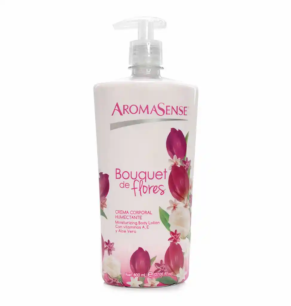 Aromasense Crema Corporal Humectante Aroma Bouquet de Flores