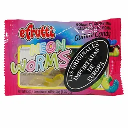 Efrutti Gomas de Grenetina Neon Worms