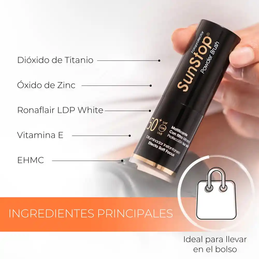 Sunstop Powder Brush Spf50 - Pharmaderm