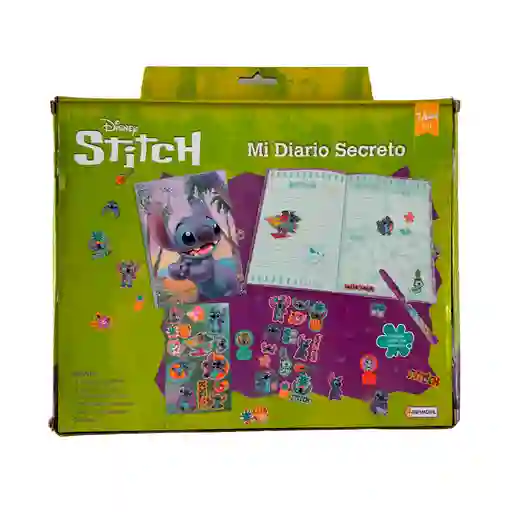 Diario Disney Secreto Stitch Con Accesorios