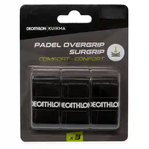 Kuikma Overgrips Para Pádel Confort Negro