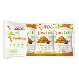 Quinuaclub Pack de Pasabocas con Maíz Quinoa Zanahoria y Chía