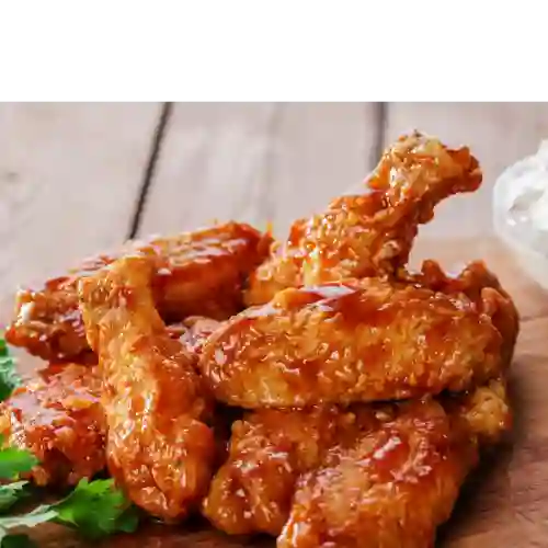 1/2 Pollo Bañado en Salsa Bbq
