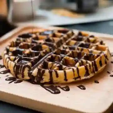 Waffle con Chocolate